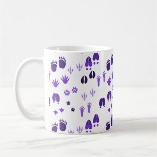 Empreintes hivernales Café Mug