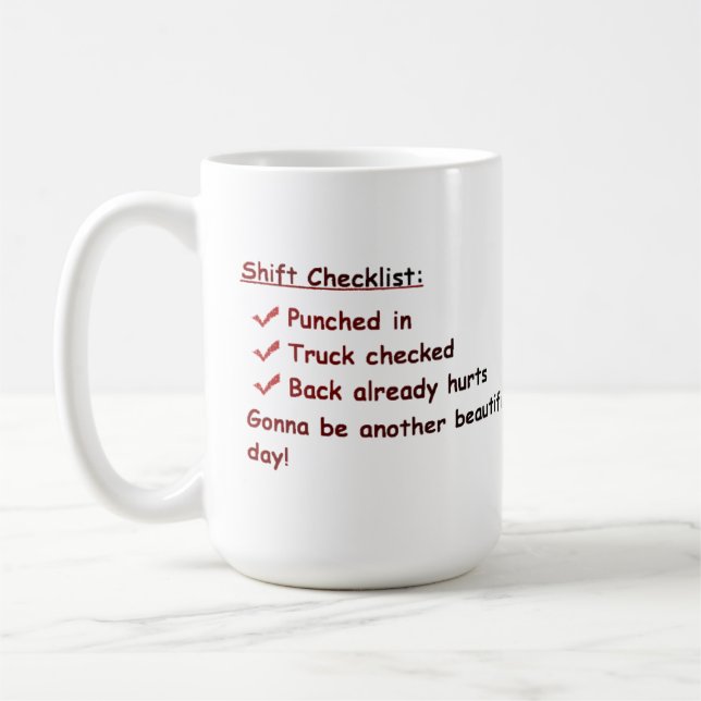 EMT/Paramedic - Grand Jour ! - Mug de café (Gauche)
