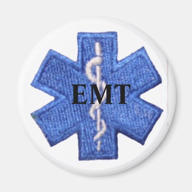 EMT Star of Life Magnet (Devant)