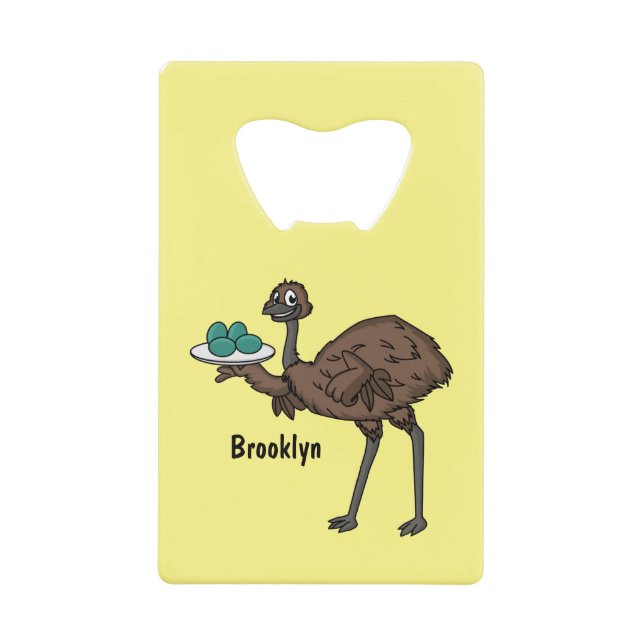 Emu avec dessin animé d'oeufs (Devant)