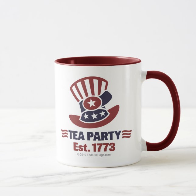 En 1773 tasse établie par thé (Droite)