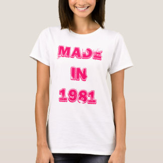 En 1981 T-shirt fait