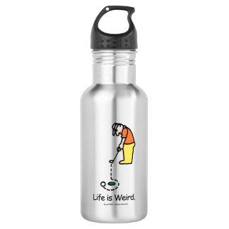 En Acier Inoxydable Bouteille d'eau avec l'illustration de golfeur