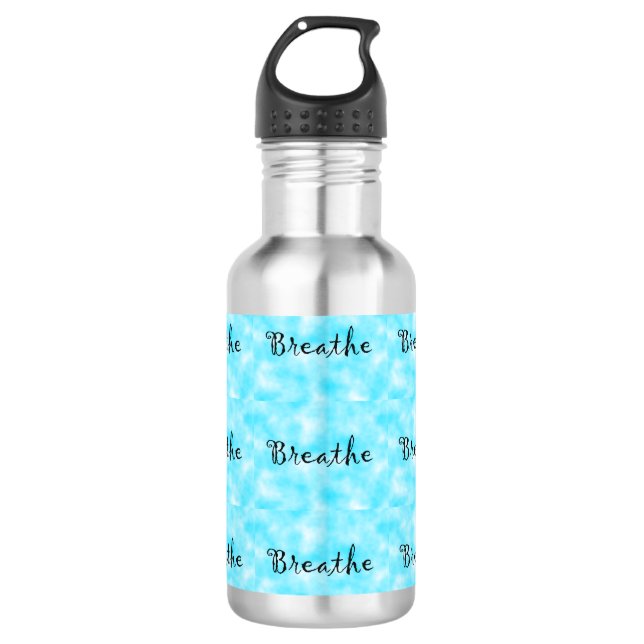 En Acier Inoxydable Bouteille d'eau Breathe-pexagon (Devant)