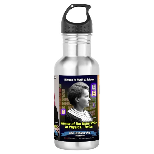 En Acier Inoxydable Bouteille d'eau de jour d'Ada Lovelace (Devant)