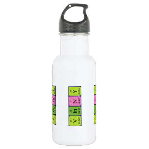 En Acier Inoxydable Bouteille d'eau de nom de table périodique de