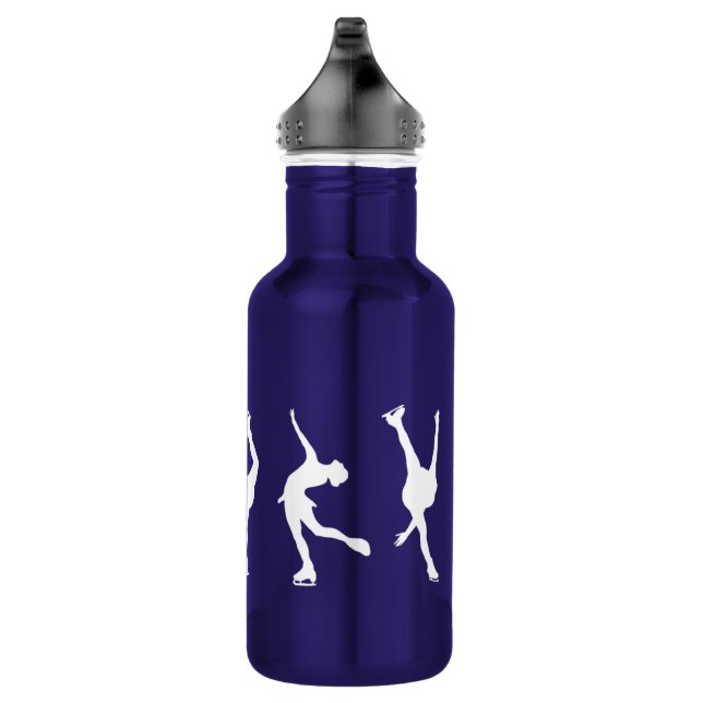 En Acier Inoxydable Bouteille d'eau de patinage artistique (18 onces), (Droite)