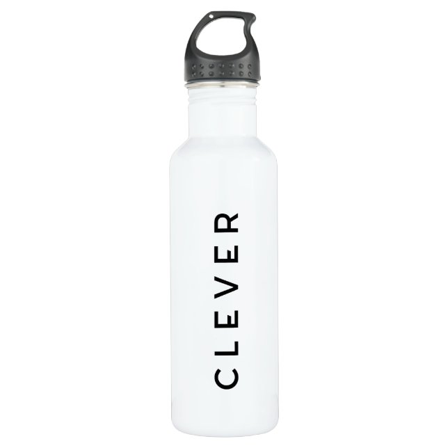 En Acier Inoxydable Bouteille d'eau INTELLIGENTE (Devant)