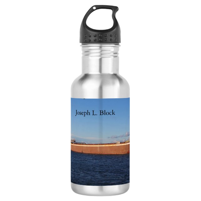 En Acier Inoxydable bouteille d'eau Joseph L. Block (Devant)