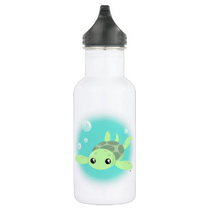 En Acier Inoxydable Bouteille d'eau mignonne de tortue de mer