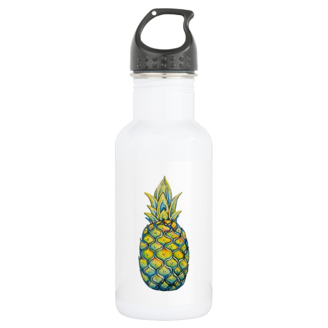 En Acier Inoxydable Bouteille d'eau personnalisable d'impression (Devant)