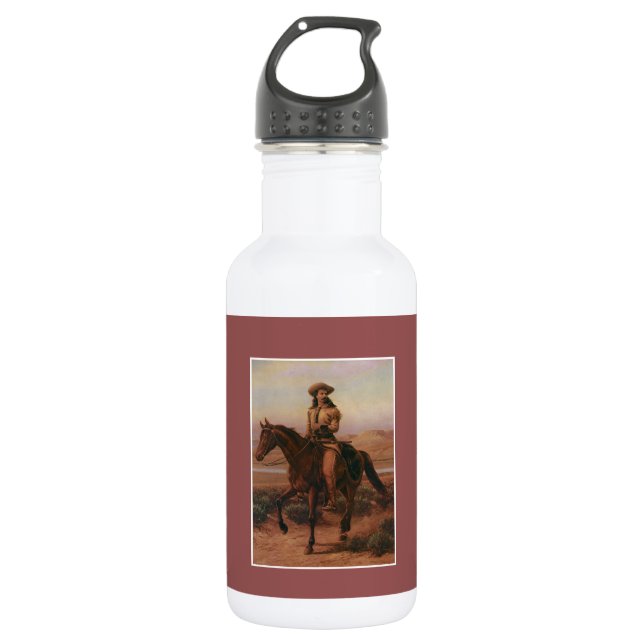 En Acier Inoxydable Buffalo Bill bouteille d'eau de 18 onces (Devant)