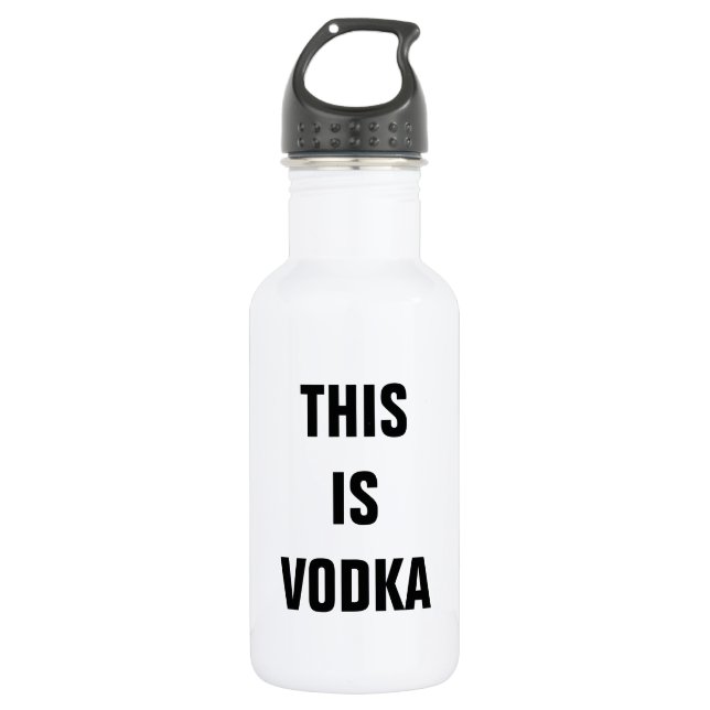 En Acier Inoxydable C'est bouteille d'eau de vodka (Devant)
