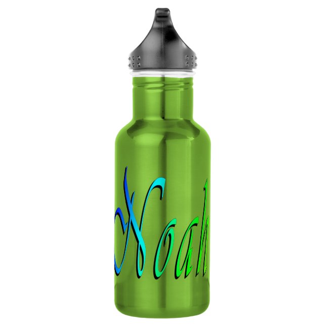 En Acier Inoxydable Noah, Nom, Logo, Garçons Bouteille D'Eau Réutilisa (Droite)