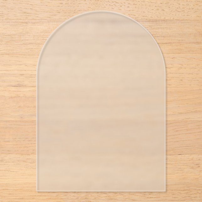 En Acrylique  Create Your Own wedding invitations (Recto)