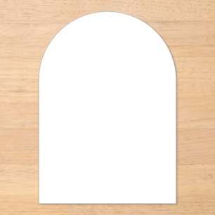 En Acrylique Créez vos propres invitations blanches pour les di