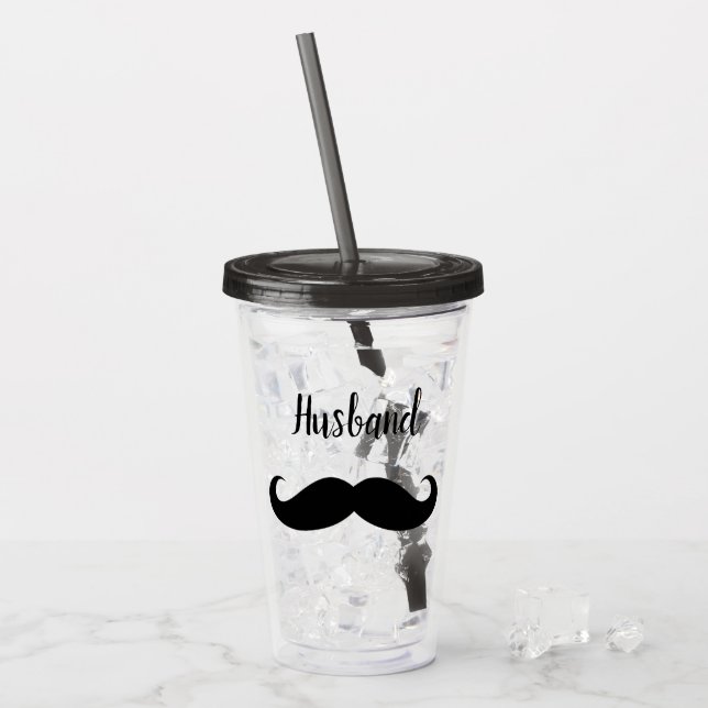 En Acrylique Mari verre avec strew (Devant glace)