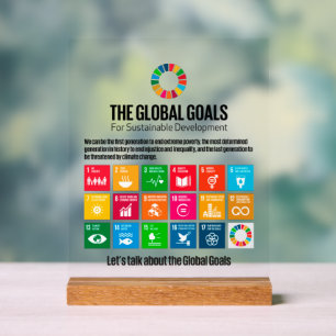 En Acrylique Panneau de bureau exécutif SDG - Motivateur de bur