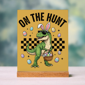 En Acrylique Panneau de chasse aux œufs de Pâques