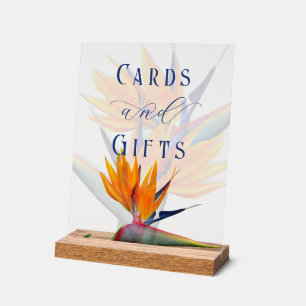 En Acrylique Panneau du Mariage de l'Oiseau du Paradis