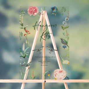 En Acrylique Panneau Kits de passe-passe Cadre de fleurs sauvag