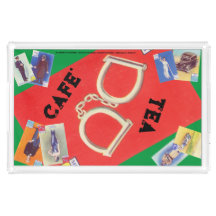 Plateau de service "Crime Club" 10 x 16