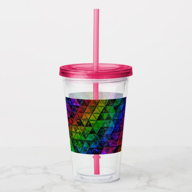 En Acrylique Verre de fierté (Devant)