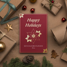 Carte de vœux de Noël sur mesure au logo élégant r
