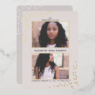 En Aluminium Invitation à la fin de l'épreuve double pointillé