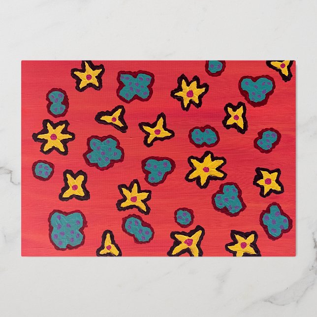 En Aluminium Invitation de Calypso Foil (Recto)
