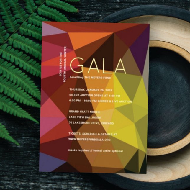 En Aluminium Invitation de gala pour événement d'entreprise ave (Créateur téléchargé)