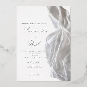 En Aluminium Invitation de papier d'aluminium