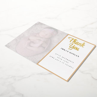 En Aluminium Invitation de Thanku Foil