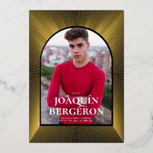 En Aluminium Invitation d'une bourse d'études de démarrage