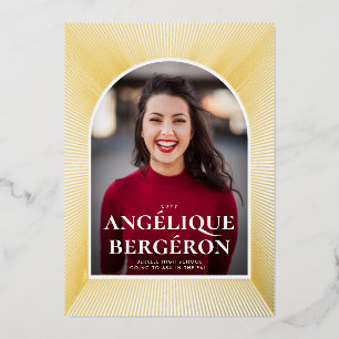 En Aluminium Invitation d'une bourse d'études de démarrage