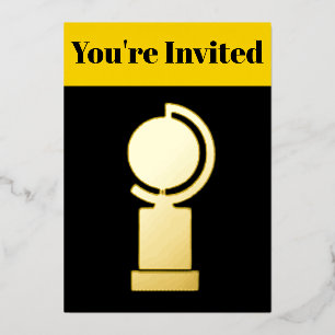 En Aluminium Invitation inspirée des Tony Awards Playbill