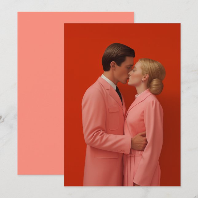 En amour en rouge (Devant / Derrière)