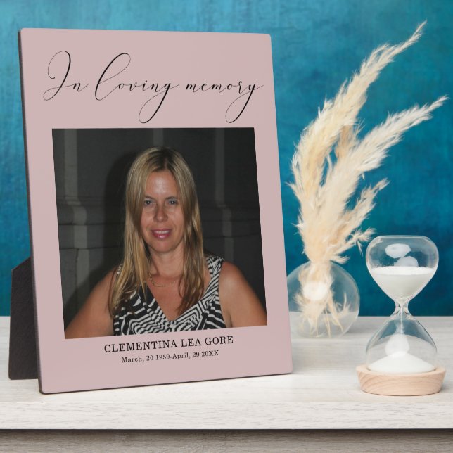 En amoureux panneau de mémoire Plaque de table ave (Côté)