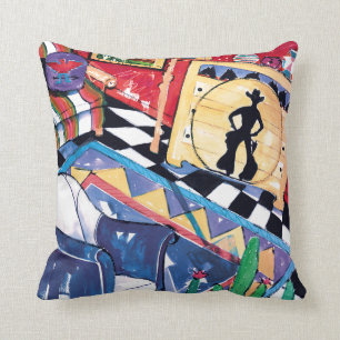 En attendant arrière au coussin de ranch
