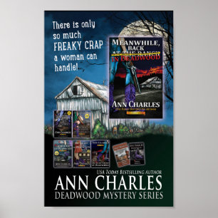 En attendant, arrière en affiche de bois mort par