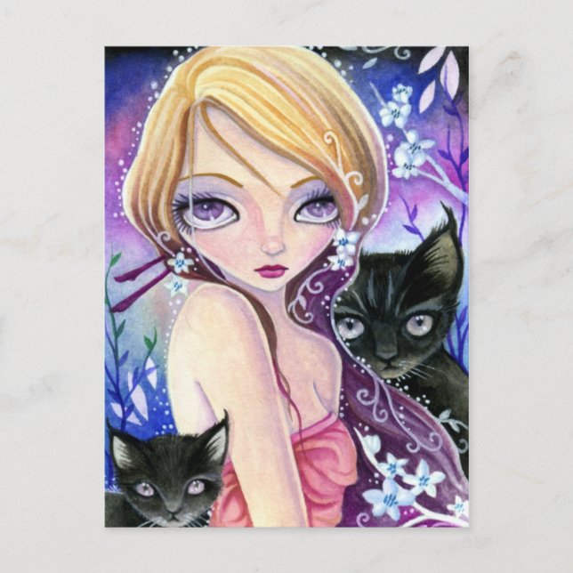 En attente - Carte postale (Devant)