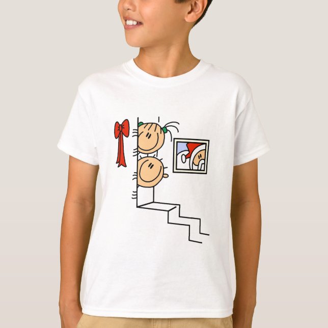 En attente des T-shirts et cadeaux Père Noël (Devant)