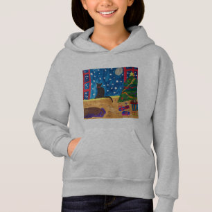 En attente du Sweat - shirt à capuche de Noël