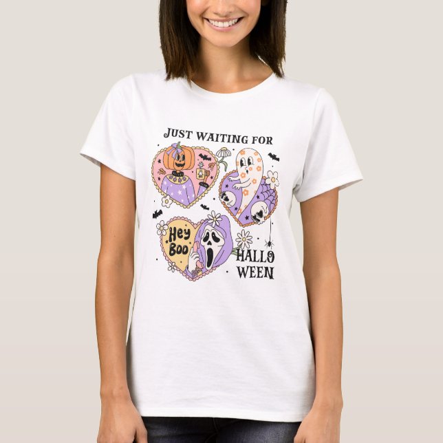En attente du T-shirt d'Halloween (Devant)