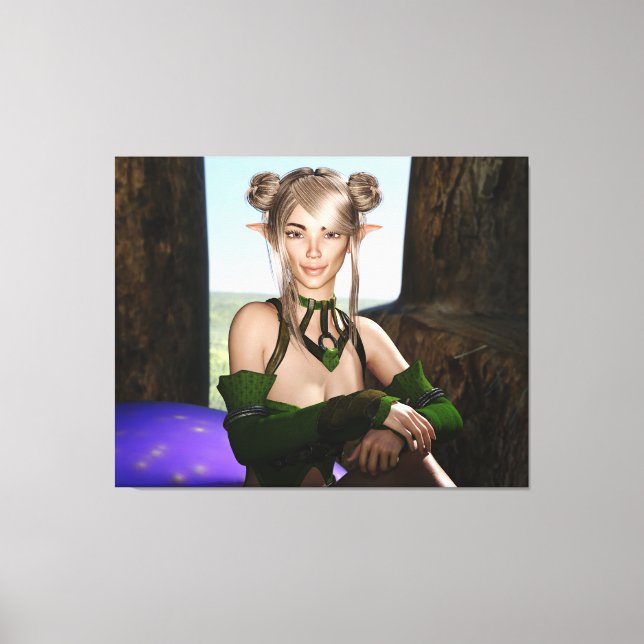 En Attente D'Un Art numérique De Toile De Champign (Recto)