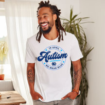 En Avril Nous Portons Un T-shirt Autisme Bleu