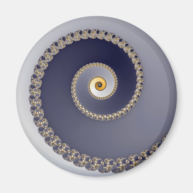 En bas - Magnet fractal (Devant)