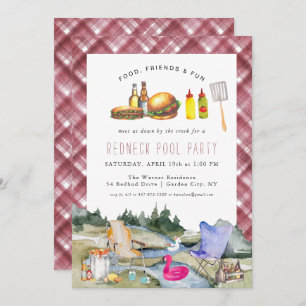 En bas par le Creek   Parti de pool cendou