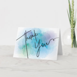 En blanc du carte de remerciements   à l'intérieur