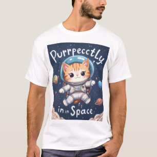 En cabine spatiale T-Shirt Kawaii Astronaut